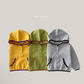 (Pre-order) Daily Bebe Fall - Kids' Crayon Contrast Trim Button Hoodie 색연필 후드 (3 Colors)