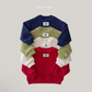 (Pre-order) Daily Bebe Fall - Kids' Chunky Ribbed Pullover Sweatshirt 골지통통맨투맨 (4 Colors)