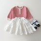 (Pre-order) Daily Bebe Fall - Kids' Contrast Striped Henley Long-Sleeve Tee 단가라헨리넥T (3 Colors)