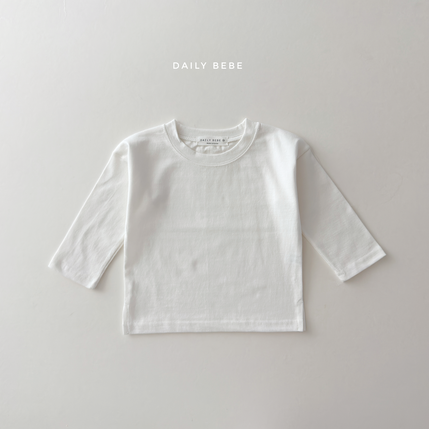 (Pre-order) Daily Bebe Fall - Kids' Everyday Long-Sleeve Tee 매일매일T (6 Colors)