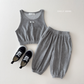 (Pre-order) Daily Bebe Fall - Kids' Soft Velour Top & Bottom Set 벨로아 셋업 (4 Colors)