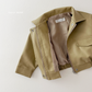(Pre-order) Daily Bebe Fall - Kids' Soft Faux Leather Bomber Jacket 깨죽 자켓 (2 Colors)