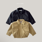 (Pre-order) Daily Bebe Fall - Kids' Soft Faux Leather Bomber Jacket 깨죽 자켓 (2 Colors)