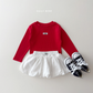 (Pre-order) Daily Bebe Fall - Kids' Essential Ribbed Slim-Fit Tee 딱풀T (6 Colors)