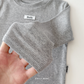(Pre-order) Daily Bebe Fall - Kids' Essential Ribbed Slim-Fit Tee 딱풀T (6 Colors)