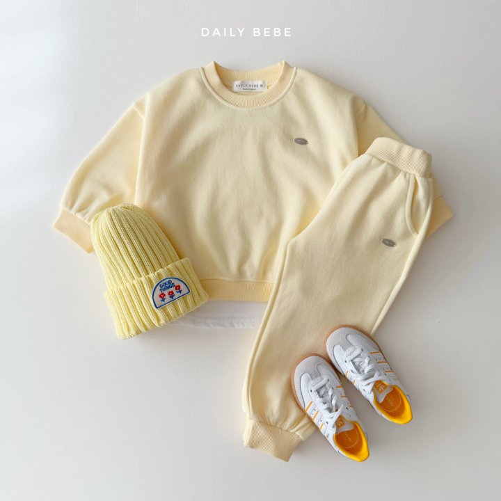 (Pre-order) Daily Bebe - Kids’ Pendant Label Top & Bottom Set 팬던트 라벨세트 (5 Colors)