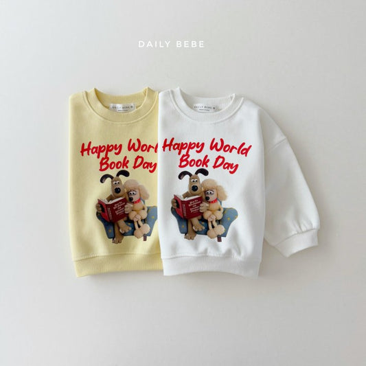 (Pre-order) Daily Bebe - Kids’ Puppy Sweatshirt 그로밋 맨투맨 (2 Colors)