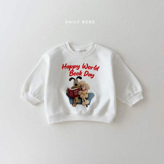 (Pre-order) Daily Bebe - Kids’ Puppy Sweatshirt 그로밋 맨투맨 (2 Colors)