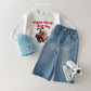 (Pre-order) Daily Bebe - Kids’ Puppy Sweatshirt 그로밋 맨투맨 (2 Colors)