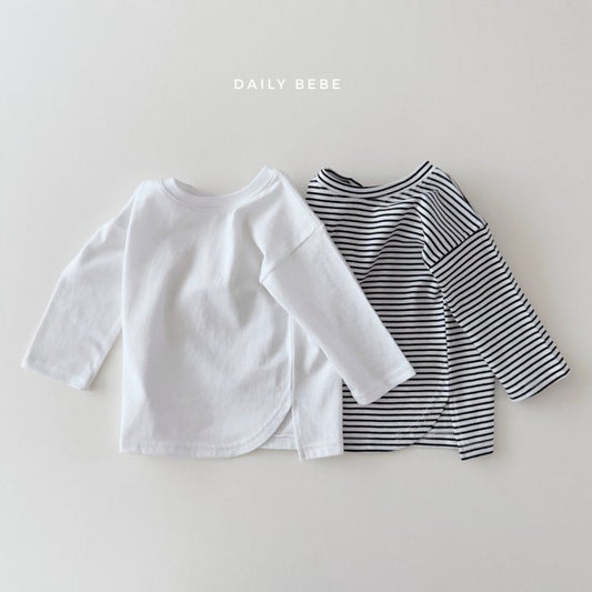 (Pre-order) Daily Bebe - Kids’ Layered T-Shirts 레이어드티 (2 Colors)