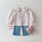 (Pre-order) Daily Bebe - Kids’ Spring Collar Blouse 봄 카라블랑 (2 Colors)