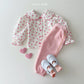 (Pre-order) Daily Bebe - Kids’ Spring Collar Blouse 봄 카라블랑 (2 Colors)
