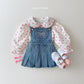 (Pre-order) Daily Bebe - Kids’ Spring Collar Blouse 봄 카라블랑 (2 Colors)
