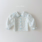 (Pre-order) Daily Bebe - Kids’ Spring Collar Blouse 봄 카라블랑 (2 Colors)