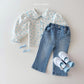 (Pre-order) Daily Bebe - Kids’ Spring Collar Blouse 봄 카라블랑 (2 Colors)