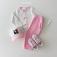 (Pre-order) Daily Bebe - Kids’ Ribbed Jogger Pants 골지조거팬츠 (6 Colors)