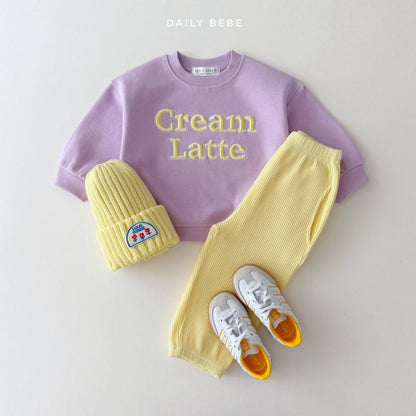 (Pre-order) Daily Bebe - Kids’ Ribbed Jogger Pants 골지조거팬츠 (6 Colors)