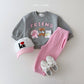 (Pre-order) Daily Bebe - Kids’ Ribbed Jogger Pants 골지조거팬츠 (6 Colors)