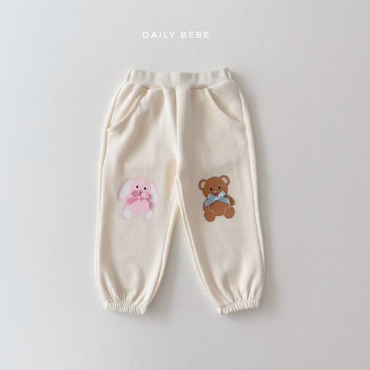 (Pre-order) Daily Bebe - Kids’ Doll Jogger Pants 인형조거팬츠 (2 Colors)